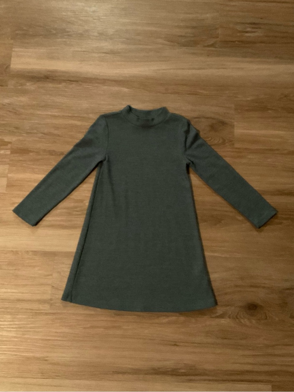 Old Navy Girls Dark Teal Mock Neck Long Sleeve Dress
